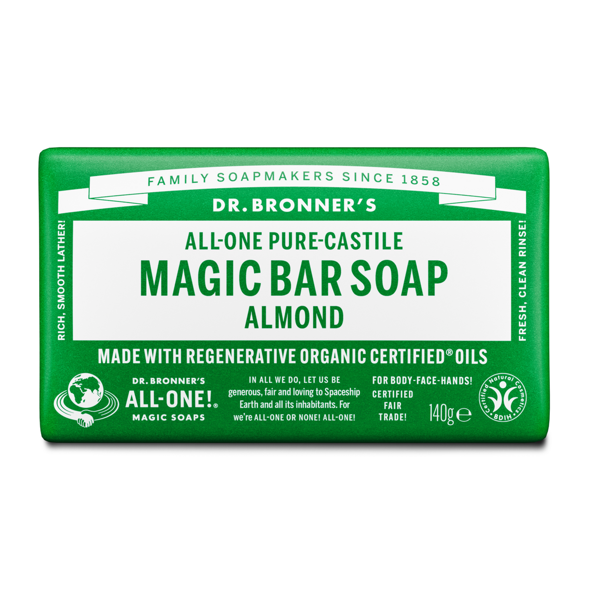 Almond Pure-Castile Magic Bar Soap