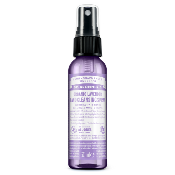 Lavender Organic Hand Cleansing Spray