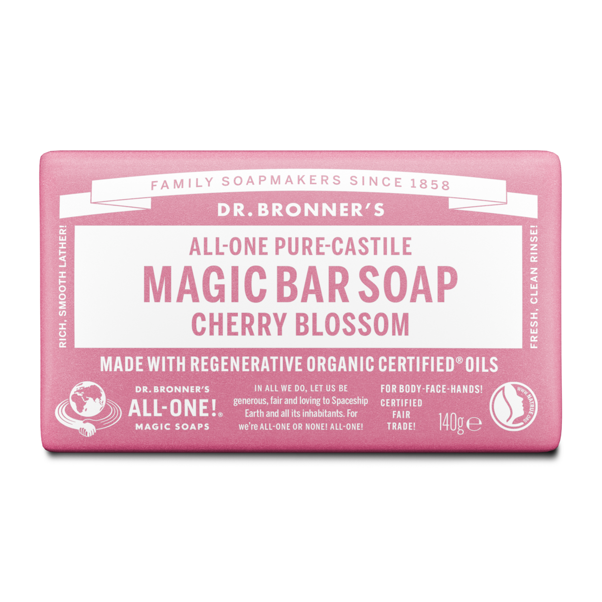 Cherry Blossom Pure-Castile Magic Bar Soap