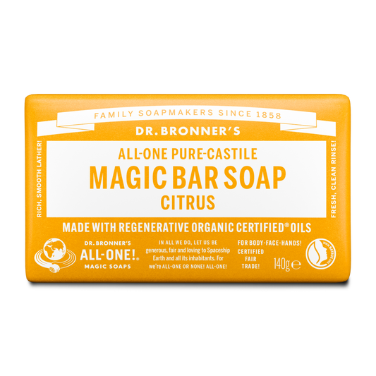 Citrus Orange Pure-Castile Magic Bar Soap