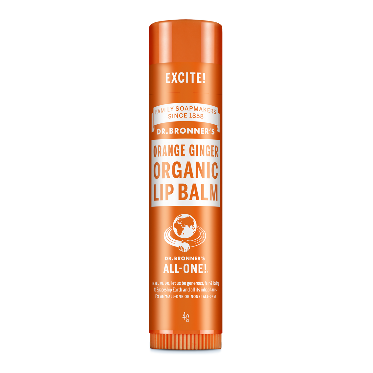 Orange Ginger Organic Lip Balm
