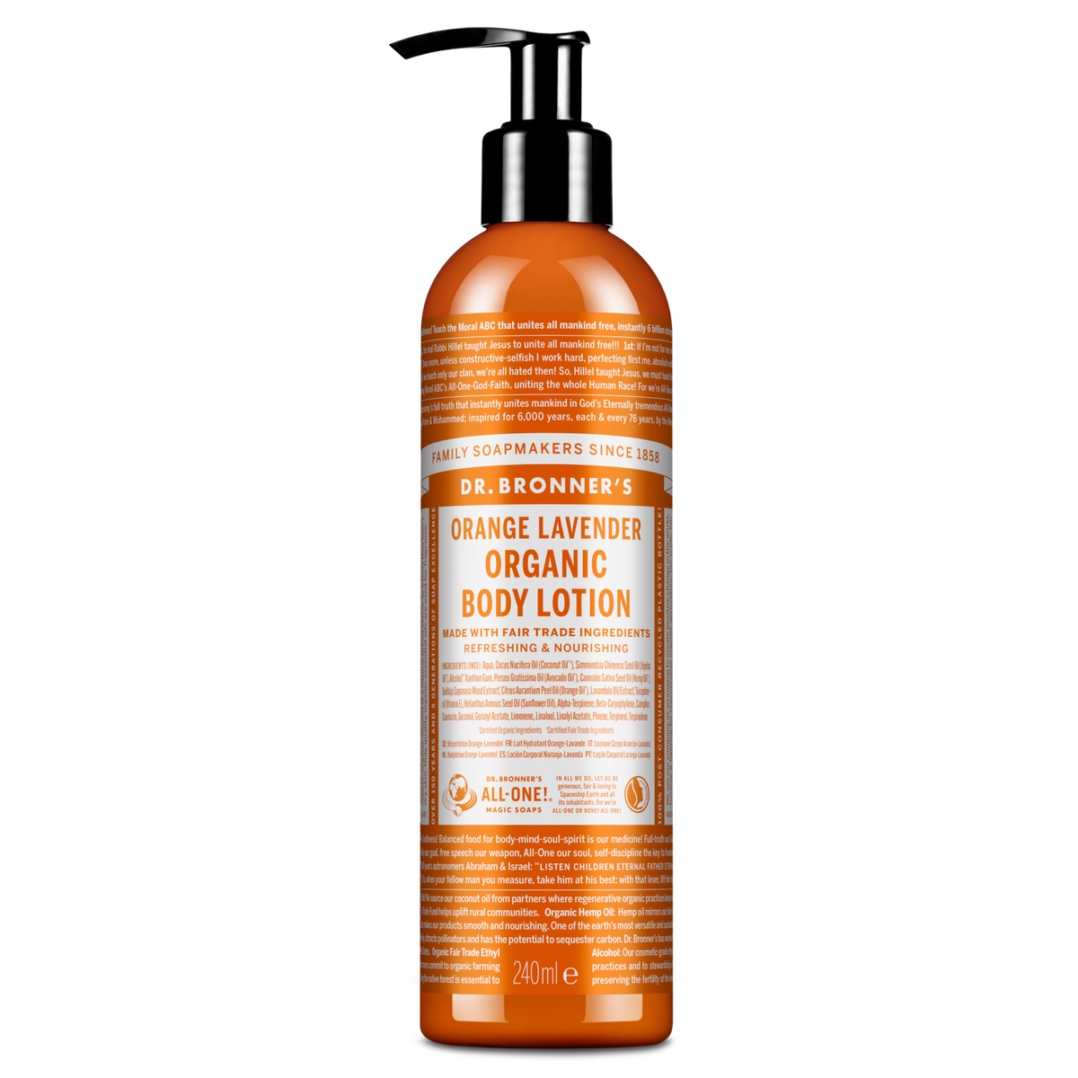 Orange Lavender Organic Body Lotion