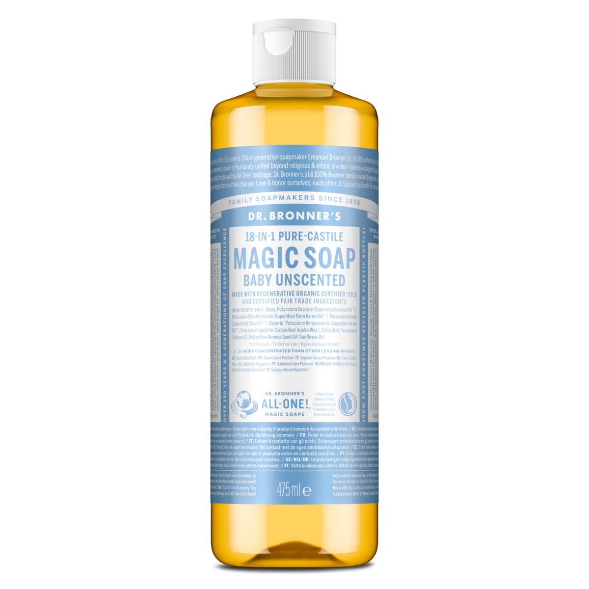 Baby Unscented Pure-Castile Magic Soap