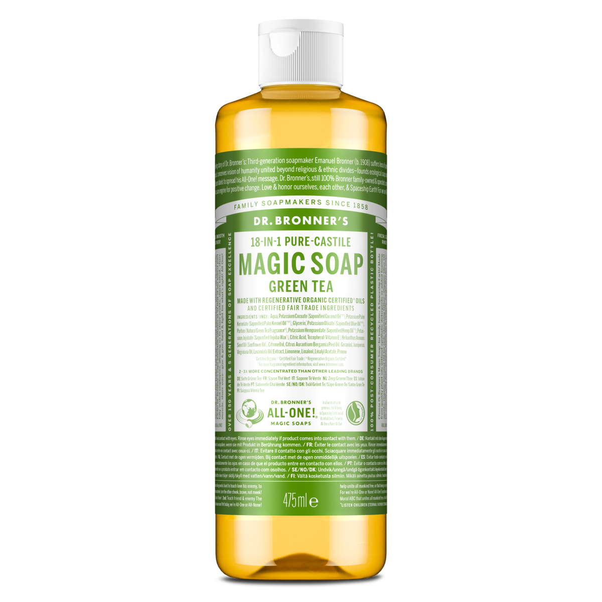 Green Tea Pure-Castile Magic Soap