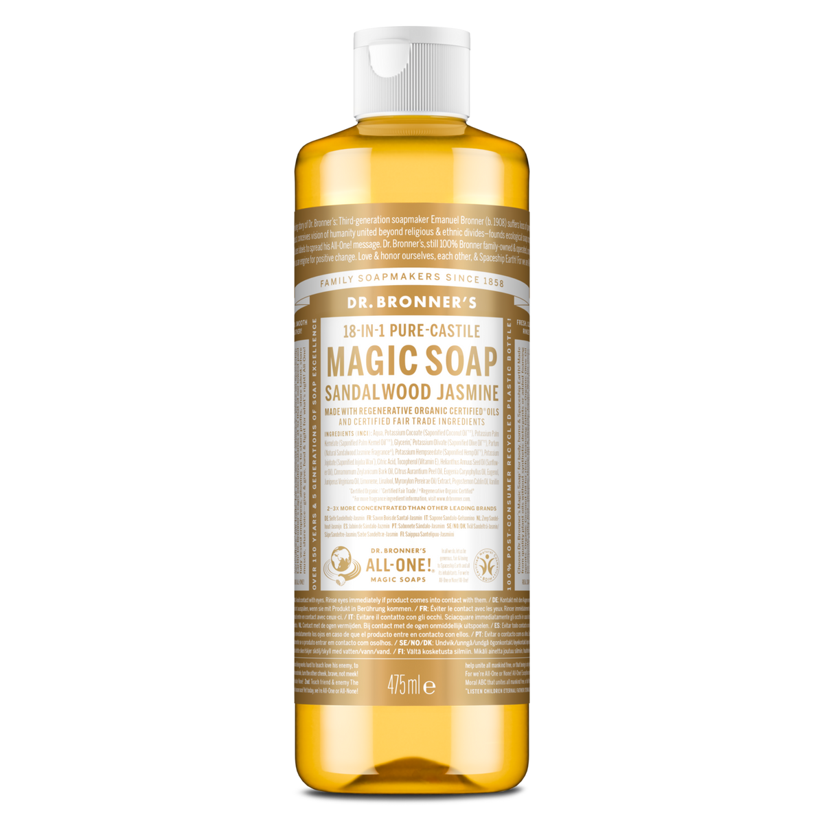 Sandalwood Jasmine Pure-Castile Magic Soap