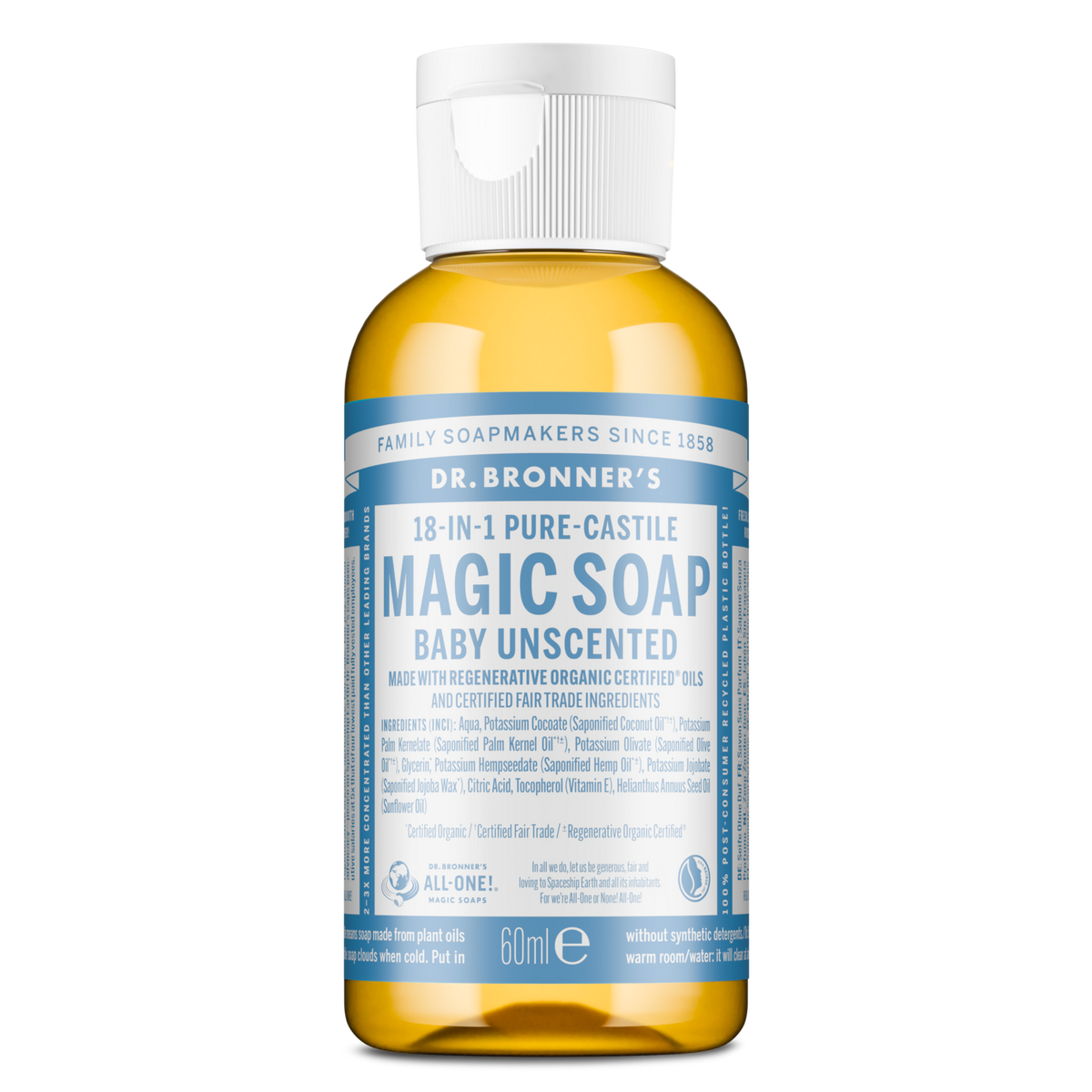 Baby Unscented Pure-Castile Magic Soap