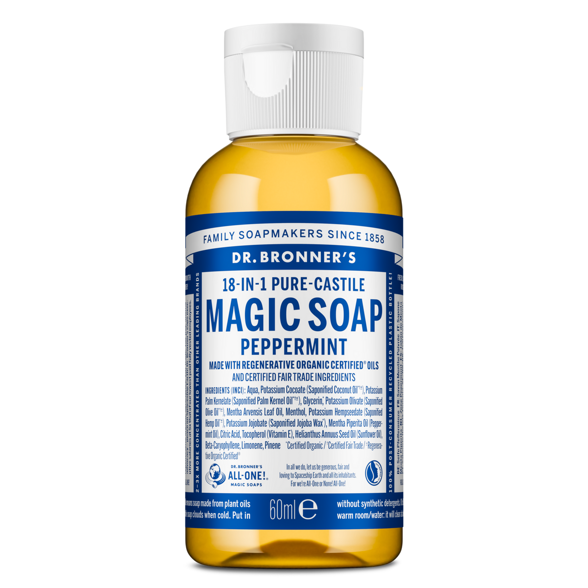 Peppermint Pure-Castile Magic Soap