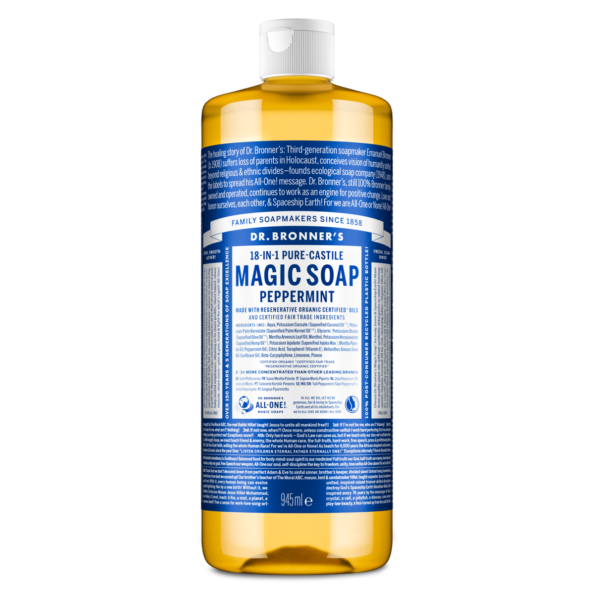 Peppermint Pure-Castile Magic Soap