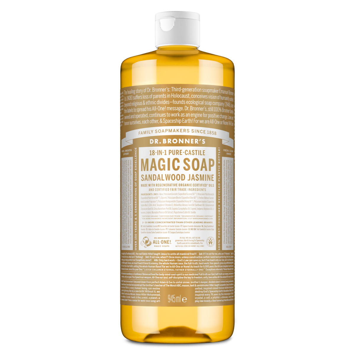 Sandalwood Jasmine Pure-Castile Magic Soap