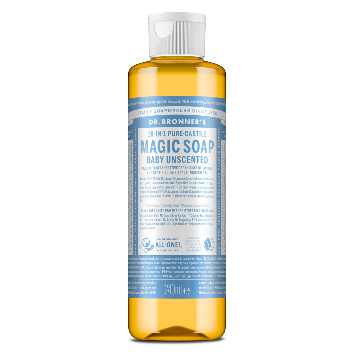 Baby Unscented Pure-Castile Magic Soap