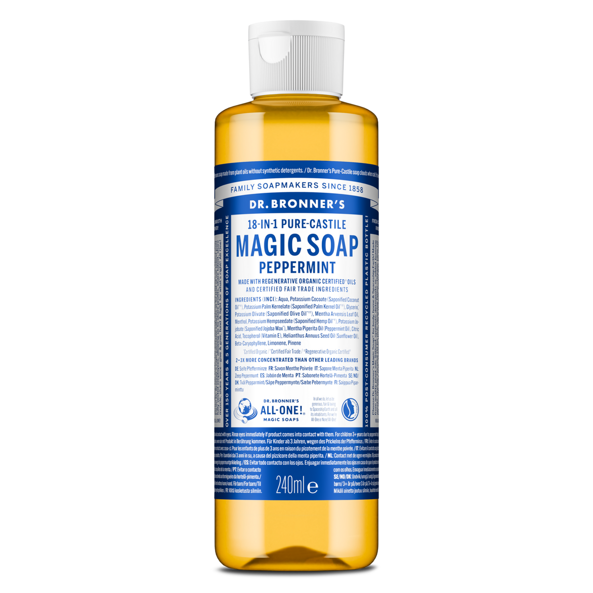 Peppermint Pure-Castile Magic Soap