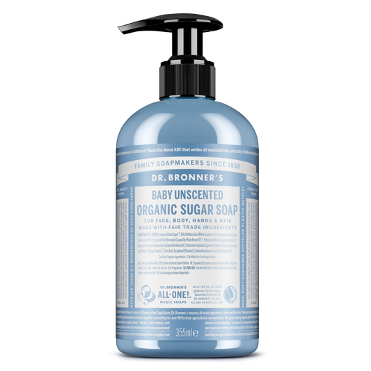 Baby Unscented Organic Sugar Soap