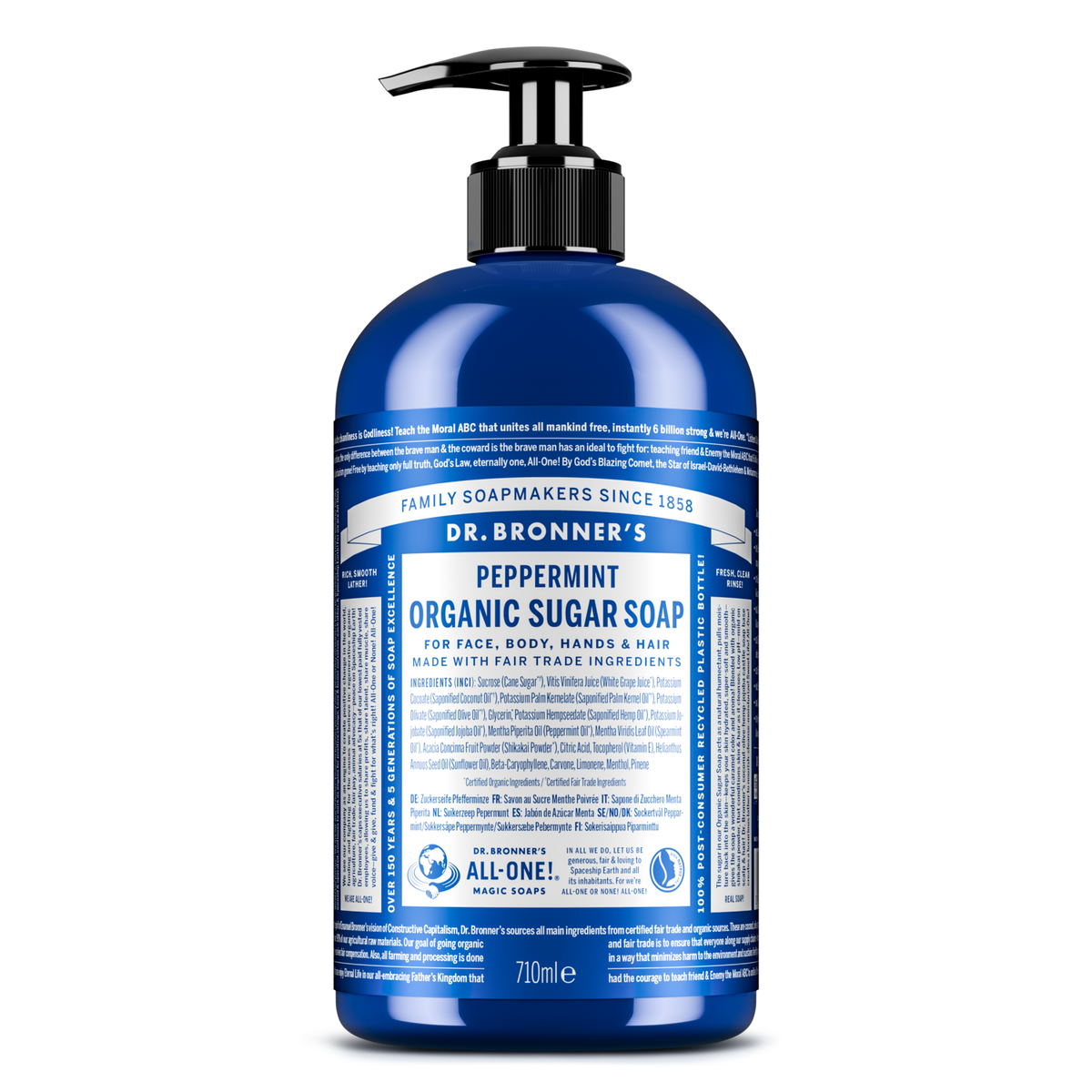 Peppermint Organic Sugar Soap