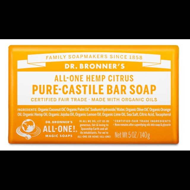 Pure Castille Bar Soaps - citrus